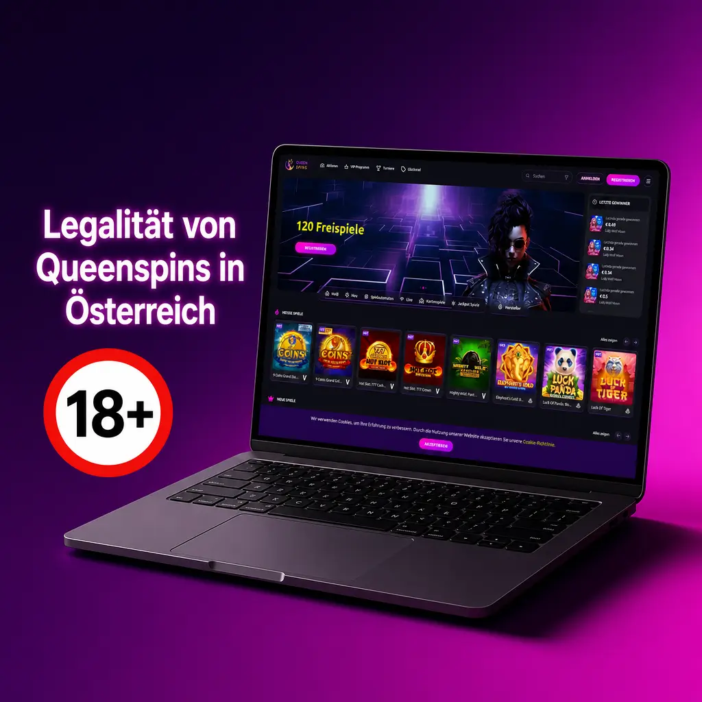 Queenspins Online-Casino mit Curaçao-Lizenz: legal spielen in Österreich dank Datenschutz und Spielerschutz-Tools.